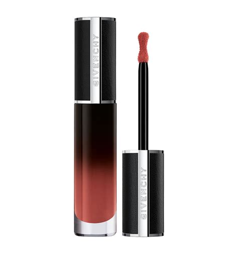 le rouge liquide givenchy|givenchy le rouge interdit lipstick.